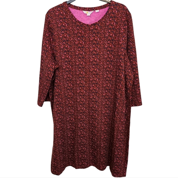 Boden Shift Plus Dize Ditsy Floral Dress 20/22R - Picture 1 of 5